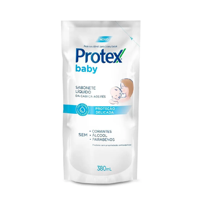 Refil Sabonete Líquido Protex Baby Cabeça aos Pés 380ml